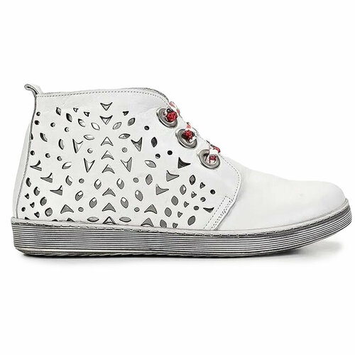 фото Ботинки airbox, размер 39, белый