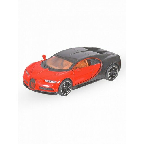 Модель машины Bugatti Chiron 1:32 свет, звук, инерция 05691 модель автомобиля няня из сплава lexus lm300h игрушка со звуком и светом для детей подарок на день рождения белый цвет 1 32