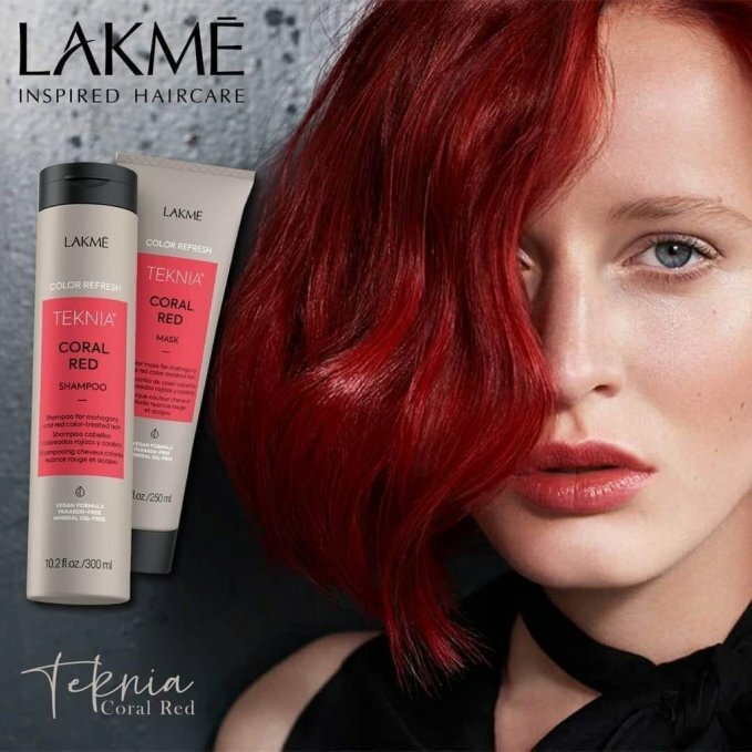 Lakme Маска для обновления цвета красных оттенков волос 250 мл (Lakme, ) - фото №5