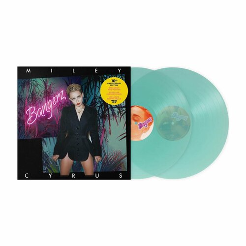 MILEY CYRUS - BANGERZ (2LP 10th anniversary, sea glass) виниловая пластинка