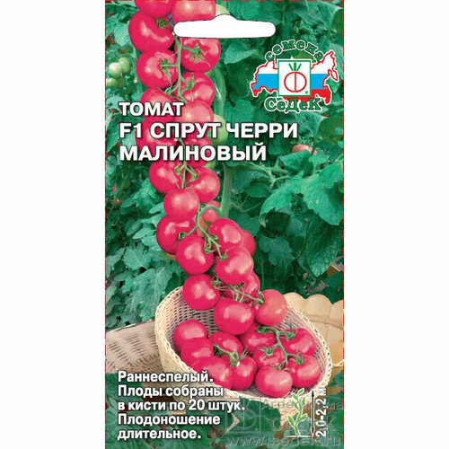 Семена Томат Спрут черри F1 0,03 г (СеДеК) семена томат спрут f1 0 03 г цветная упаковка седек