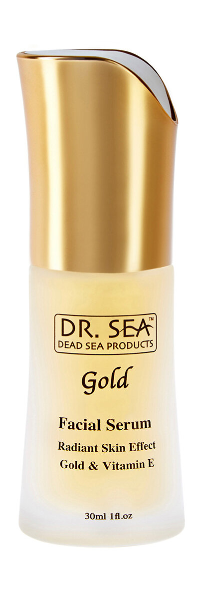 DR.SEA Сыворотка для лица с золотом и витамином Е - эффект сияющей кожи, 30 мл