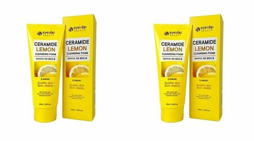 Eyenlip beauty Пенка для умывания Ceramide Lemon, Clansing Foam, 100 мл, 2 шт