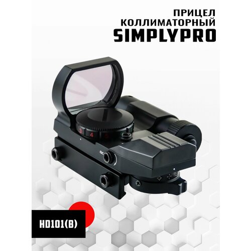 Прицел коллиматорный SIMPLYPRO HD101(B) с целеуказателем