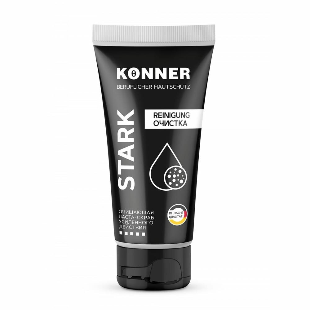 KONNER Паста-скраб с минеральным абразивом для очистки кожи от особо устойчивых загрязнений STARK,