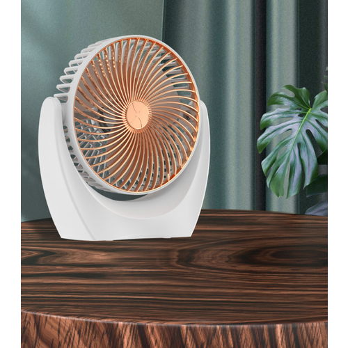 Мини-вентилятор MyPads компактный переносной мощный обдув для дома офиса машины малыша в детскую комнату белого цвета 124800₽