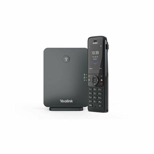 Телефон SIP Yealink W78P черный dect usb адаптер yealink dd10