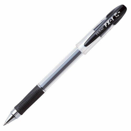 Ручка гелевая неавтоматическая PENAC FX-1, 0,7 мм черная (BA1903-06F)