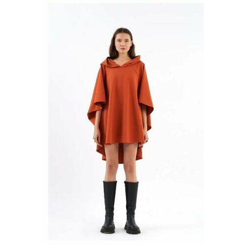 Худи MAhima, силуэт свободный, размер 44, черный