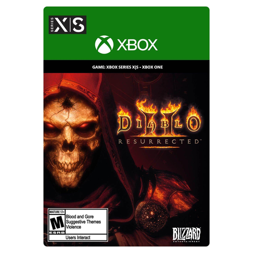 Игра Diablo II: Resurrected, цифровой ключ для Xbox One/Series X|S, Русская озвучка, Аргентина игровой коврик diablo blizzard diablo ii resurrected mephisto l