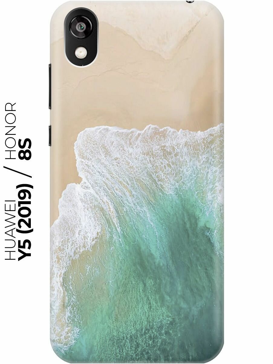 Силиконовый чехол Лазурное море и песок на Honor 8S / Huawei Y5 (2019) / Хуавей У5 2019 / Хонор 8с