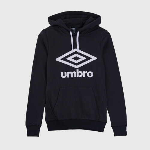 Толстовка Umbro, капюшон, размер XS, черный