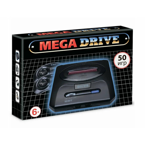 Игровая Приставка 16-bit Mega Drive Classic Drive + 50 игр