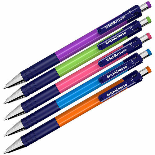 Ручка шариковая автоматическая Erich Krause MC-5 (0.35мм, синий цвет чернил) 1шт. (31067)
