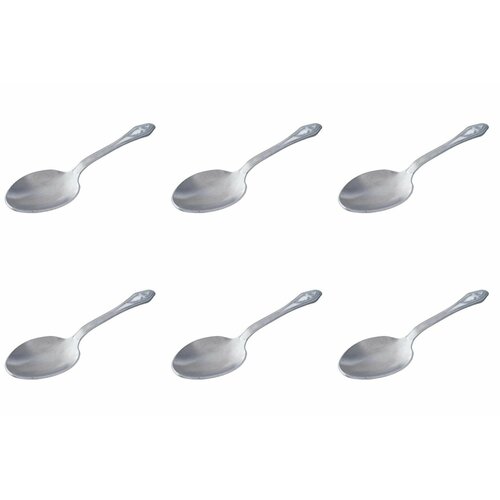 Scovo Ложка столовая Алюминиевая, 19 см, 6 шт