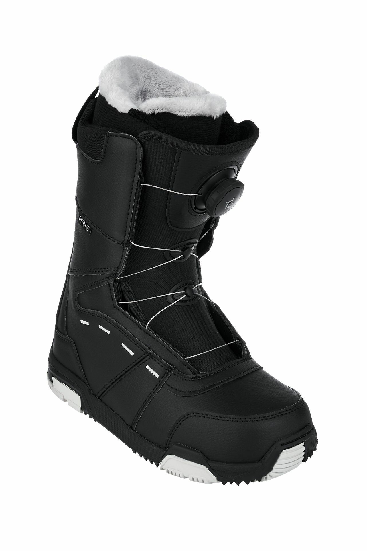 Ботинки сноубордические PRIME COOL-C1 TGF Black (быстрая шнуровка) (41 RU / 27 cm)