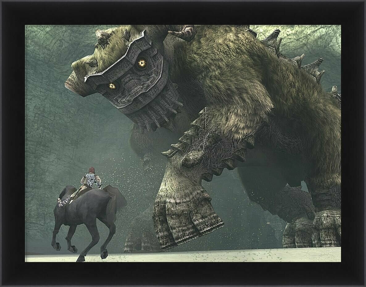 Плакат постер на бумаге Shadow Of The Colossus. Размер 21 х 30 см