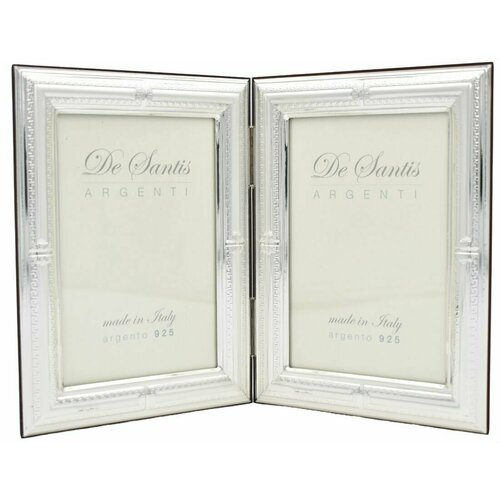 Рамка для фотографий/Фоторамка двойная на основе с серебрением/Италия/501/06DP