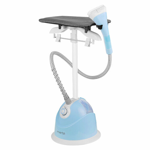 Вертикальный напольный отпариватель MARTA MT-ST1195A голубойбелый 392500₽