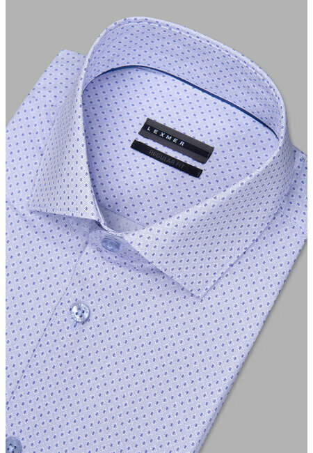 Рубашка LEXMER, размер 40, синий