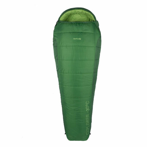 фото Спальник red fox: explorer -30 reg (левый, ярко-зеленый/зеленый) redfox
