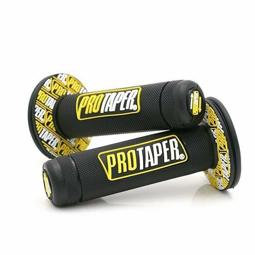 Ручки руля (грипсы) Protaper - желтые спица с ниппелем колеса мопеда alpha delta zodiak 1шт