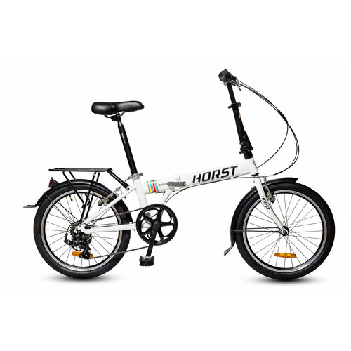Городской велосипед Horst Optimus (2022), рама 15, белый складной велосипед horst katran 20 2022 синий серый