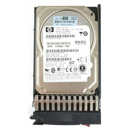 Жесткий диск HP 460850-002 146Gb 10000 SAS 25 HDD 848000₽