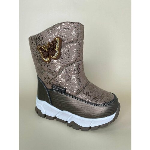 Сапоги, размер 25, коричневый