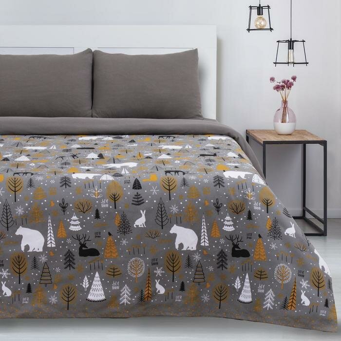 фото Покрывало "Этель" Let it snow, 180*215 см, 100% хлопок