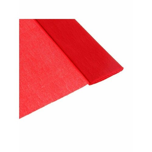Бумага крепированная 50х200 см в рулоне 32 г/м2 красная