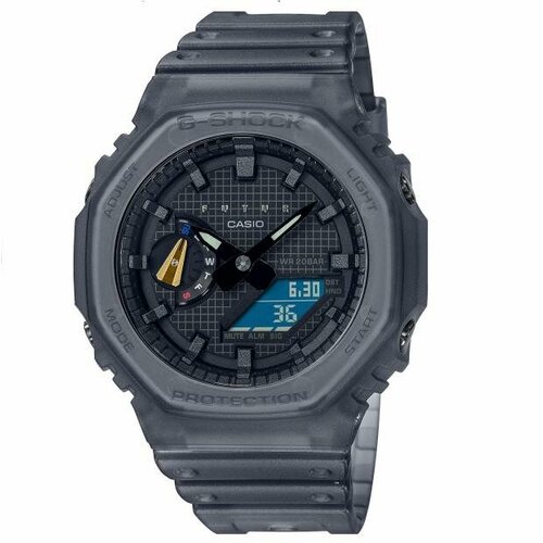 фото Наручные часы casio наручные часы g-shock ga-2100ft-8a, серый