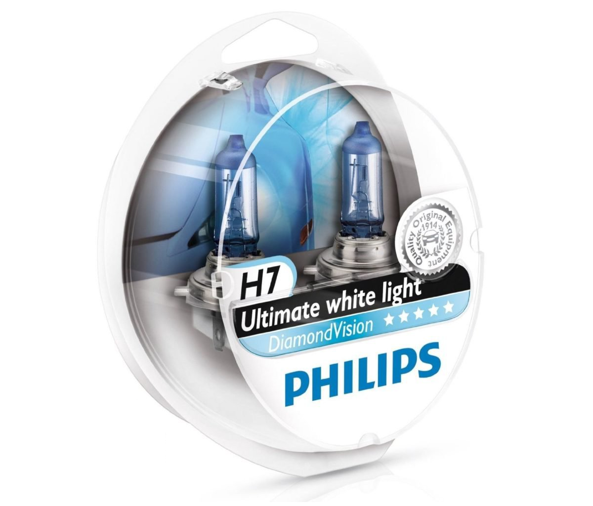 фото Лампы H7 DiamondVision 55W к-т PHILIPS
