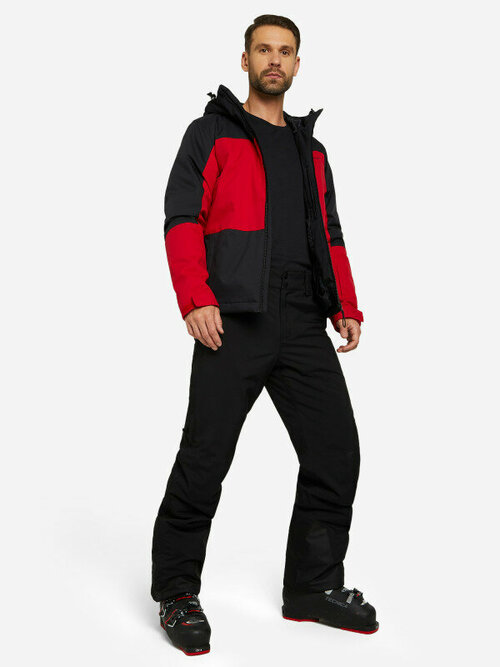 Куртка GLISSADE, размер 54, черный, красный