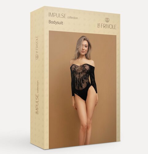 Изображение товара Боди Le Frivole с узором и длинным рукавом, S-L