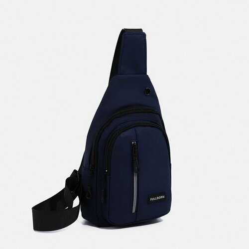 Сумка слинг текстиль, цвет синий сумка слинг piove 6102 блу текстиль синий
