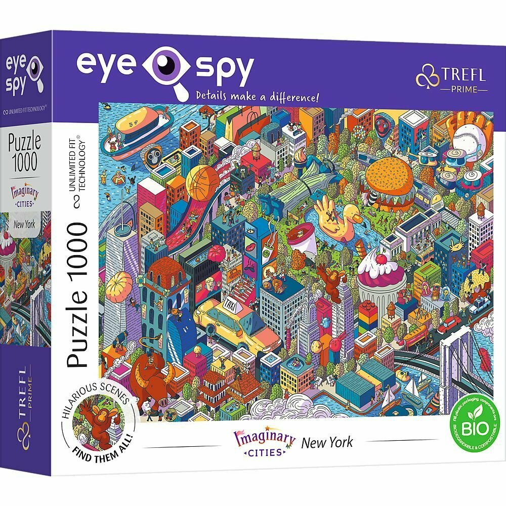 Пазл Trefl Eye Spy Нью Йорк 1000 деталей 10708