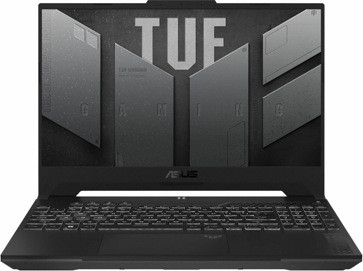 15.6" Ноутбук ASUS TUF Gaming A15, AMD Ryzen 5 7535HS 3.3 ГГц, 32ГБ DDR5, 512ГБ SSD, NVIDIA GeForce RTX 3050 (4 ГБ), Windows 11 Pro + MS Office Pro, русская клавиатура