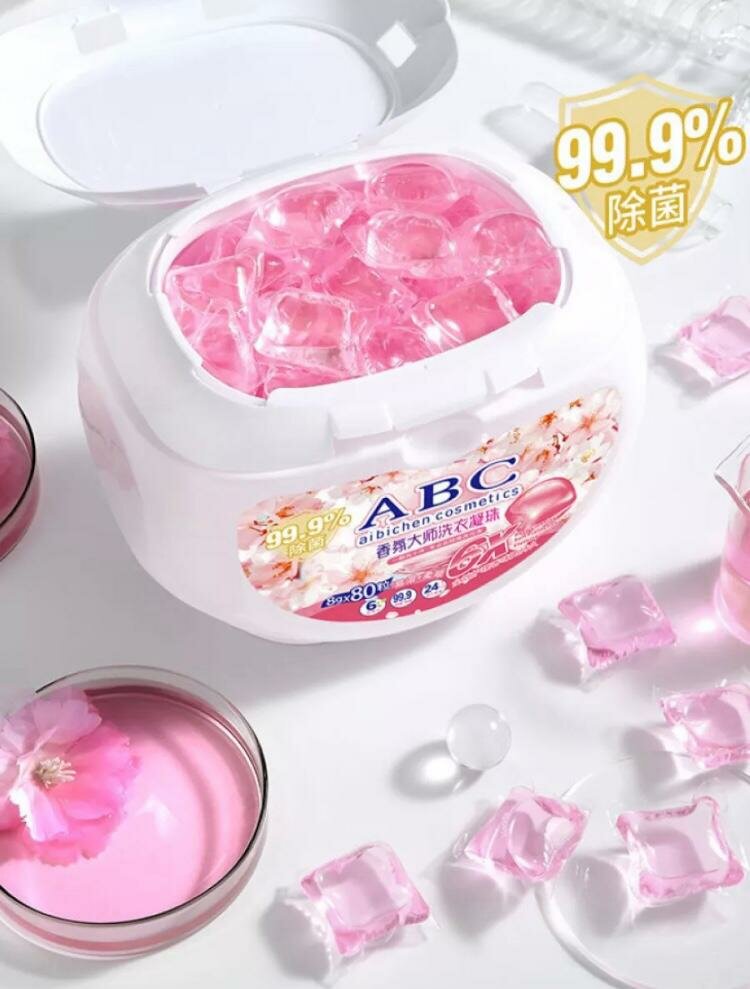 фото Капсулы для стирки белья "ABC" универсальные 80 штук