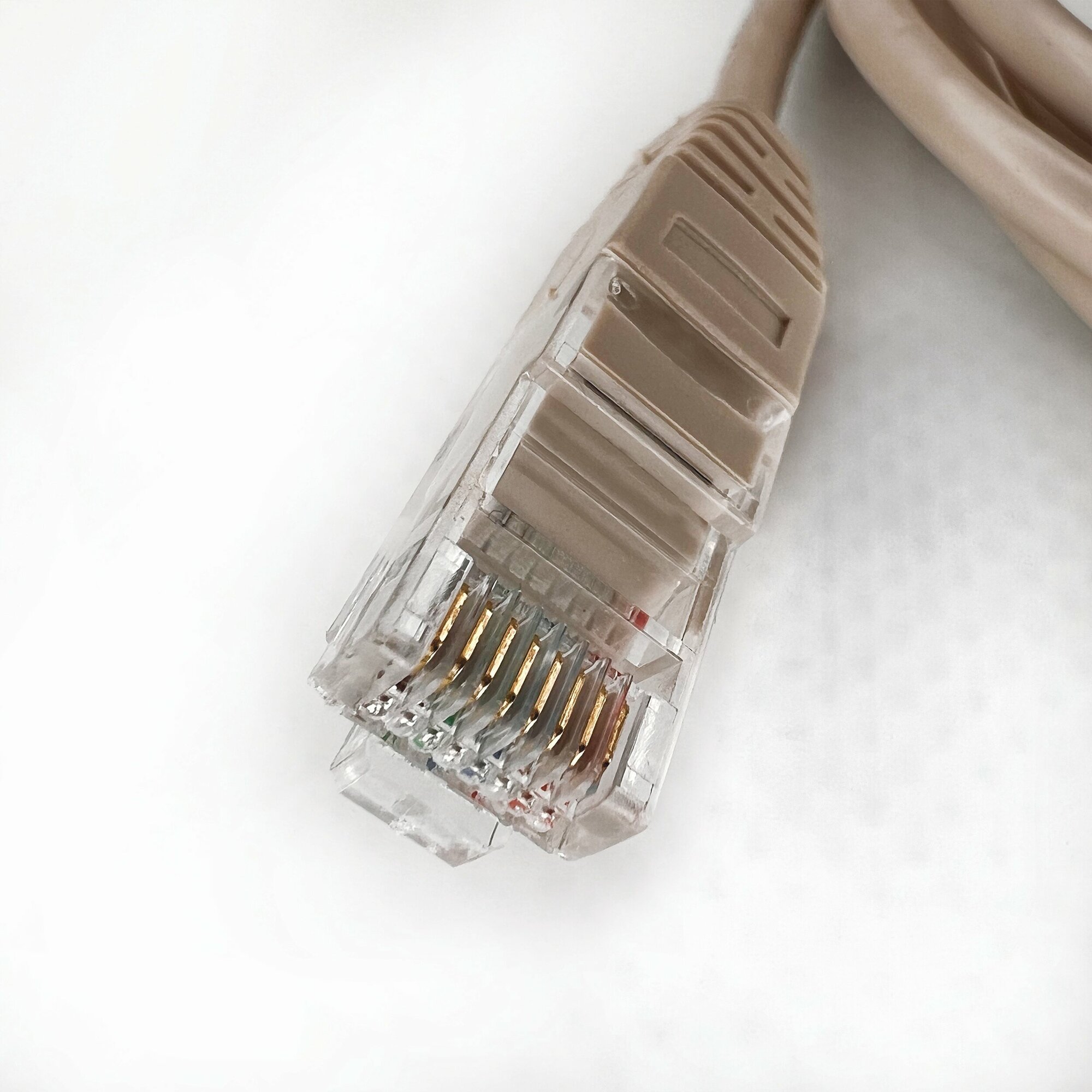 Патч корд 0,5 м Голд Мастер UTP 5е RJ45 интернет кабель 0,5 метра LAN сетевой Ethernet патчкорд серый (NA102--0,5M), контакты blade с позолотой 03FU