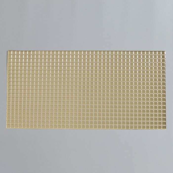 фото Панель ПВХ Мозаика глянцевый хром 480 х 955 мм 10123435