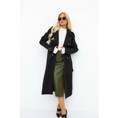 Тренчкот EBO, размер 48/xl, черный