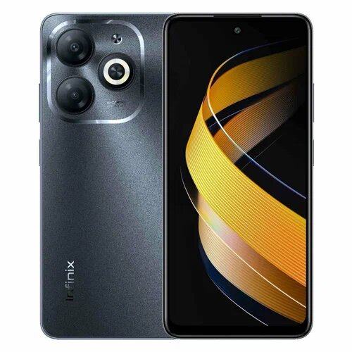 Смартфон Infinix Smart 8 4/128 ГБ Global для РФ, Dual nano SIM, черный