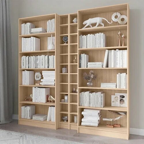 Стеллаж Стоп Мебель Билли 01 размер 200х28х202 Дуб сонома 21890₽