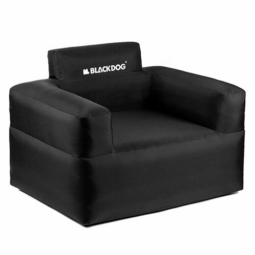 Кресло BlackDog Camping Casual Inflatable Sofa With Air Pump Black portable inflatable sofa lounger air sofa water proof anti air leaking garden furniture inflatable chair for home beach camping