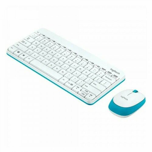 Комплект клавиатура+мышь Logitech MK245 NANO, белый (латиница)