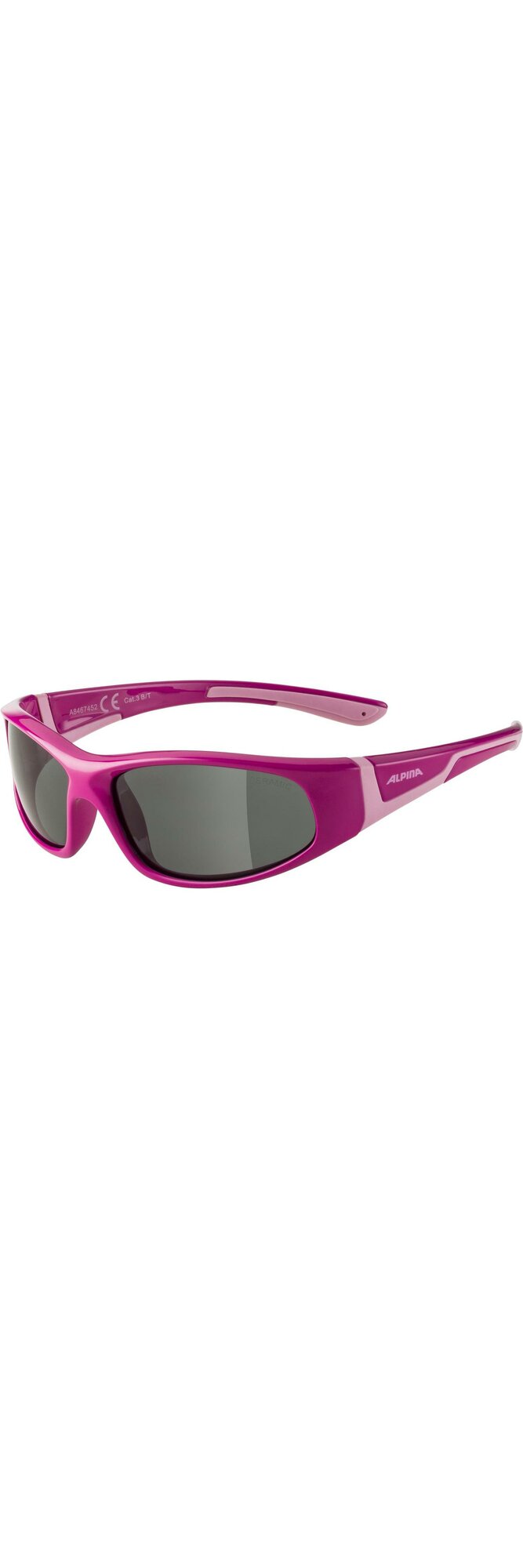 фото Очки солнцезащитные ALPINA Flexxy Junior Pink-Rose Gloss/Black Cat. 3