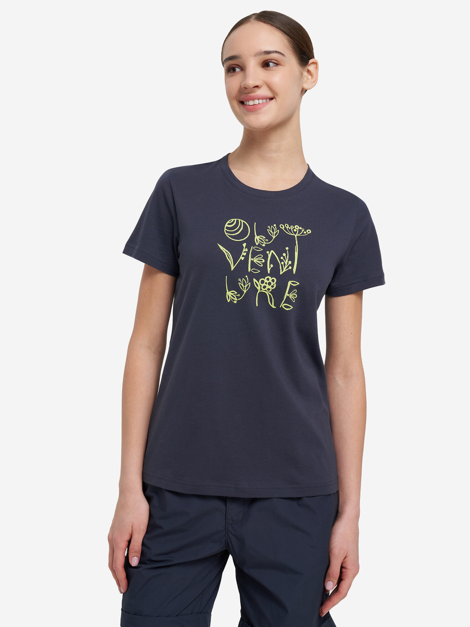 Футболка OUTVENTURE Essential Travel Women's SS Cotton T-shirt 3