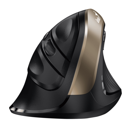 Мышь беспроводная вертикальная Genius Ergo 8250S Black vertical 2400dpi USB 31030031400 217700₽