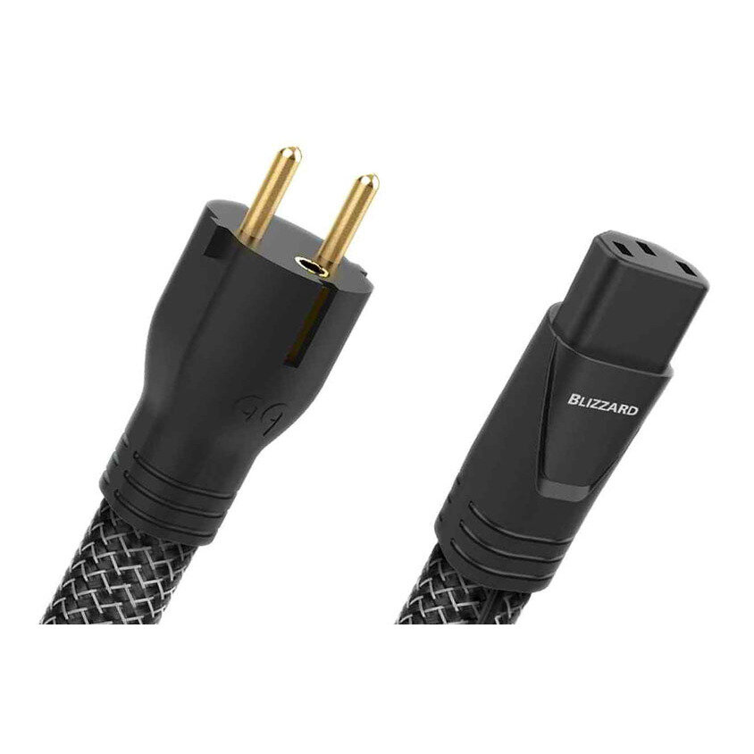 Кабель силовой Schuko - IEC C13 Audioquest Blizzard (IEC C13) 3.0m — фото 1